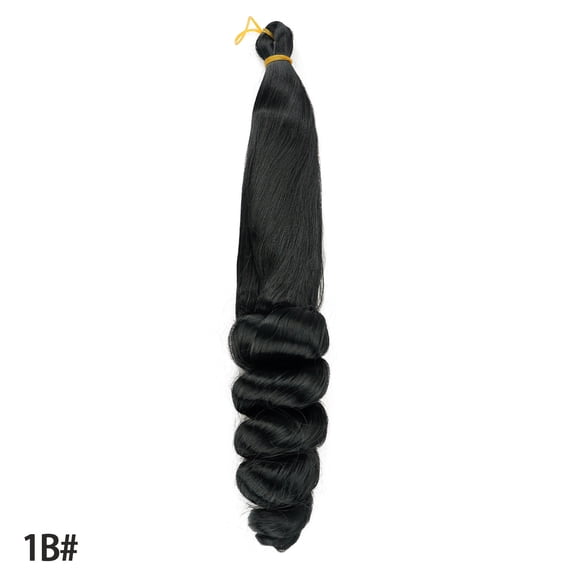 Crochet Wig Big Curly Loose Wave Crochet Hair Straight Up And Down Curly Synthetic Fiber Wig