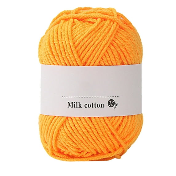 Crochet Wool Yarn under $5! Bzdzmqm Colorful Hand Knitting Yarn, 25g Milk SoftBabyCotton Wool For Crochet DIY Crafts, Acrylic Yarn Balls, Knitting Crochet Supplies
