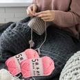 thumbnail image 1 of Crochet Yarn under $5! Xqxayjr 5-Ply Milk Cotton Yarn for Crochet, DIY Knitting Thread for Baby Clothes, Soft Acrylic Wool Ball for Handcraft, 325m Craft Yarn for Beginners, 1 of 6