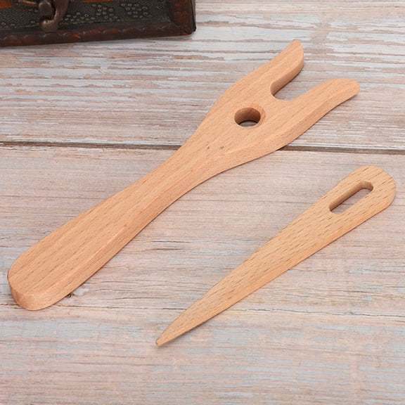 Crochet Yarn Knitting Fork, Diy Weaving Tools Weaving Tools DIY Knitting Tools Wood Knitting Needle for Hand Embroidery for Weaving Lovers