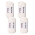 thumbnail image 1 of Crochet Yarn Set, 4 Skeins Cotton-Nylon Blend Yarn – No Tangling, Easy-to-See Stitches for Crocheting, 1 of 8