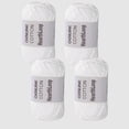 thumbnail image 1 of Crochet Yarn Set, 4 Skeins Cotton-Nylon Blend Yarn – No Tangling, Easy-to-See Stitches for Crocheting, 1 of 8