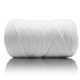 thumbnail image 1 of MSyarn 400g T Shirt Yarn, Tshirt Crochet Yarn for Crocheting Bag/Craft Project/Home Decor, 14.1oz/400g, 120yd/110m Crochet with Polyester Spandex Blend Stretch Fabric(White), 1 of 7