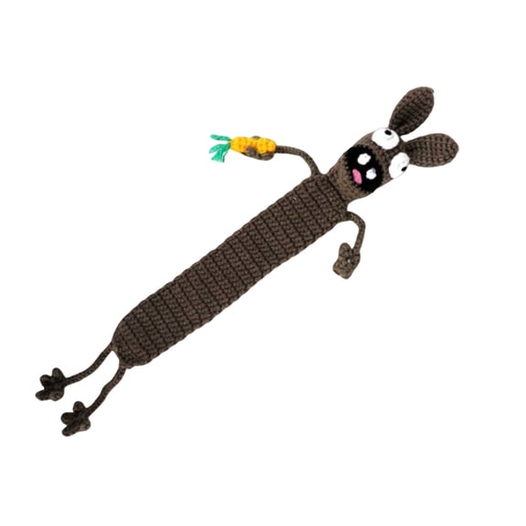 CrochetAn1ma1Bookmarks Funny Knitted Bookmarks Birthday Gift Christmas Stocking Stuffer for Teacher Student Book Lover