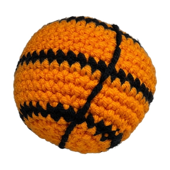 Crocheted Sensory Squeeze Toys Handmade Soft Yarn Stuffed Throw Ball for Casual Play Nursery Decor Holiday Stocking Stuffer