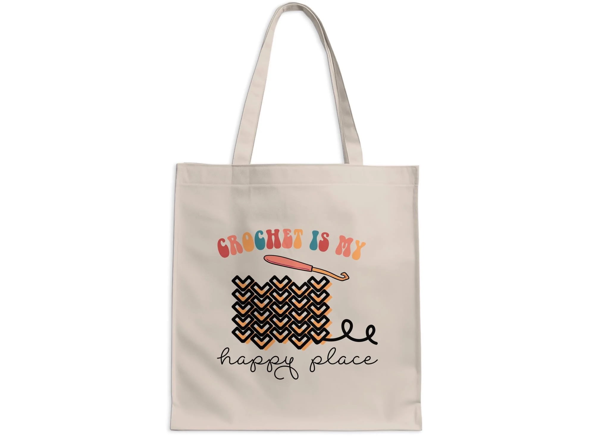 Crocheter Gift, Crocheting Yarn Tote Bag, Project Bag, Gift for Crocheter, Hobby Craft Bag