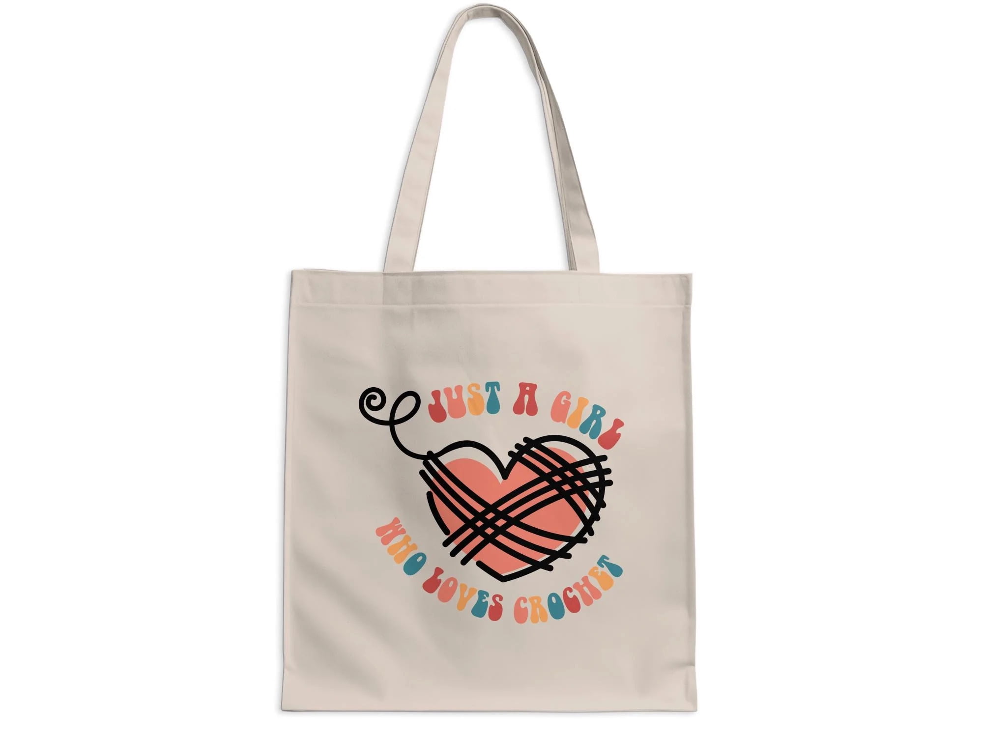 Crocheter Gift, Crocheting Yarn Tote Bag, Project Bag, Gift for Crocheter, Hobby Craft Bag