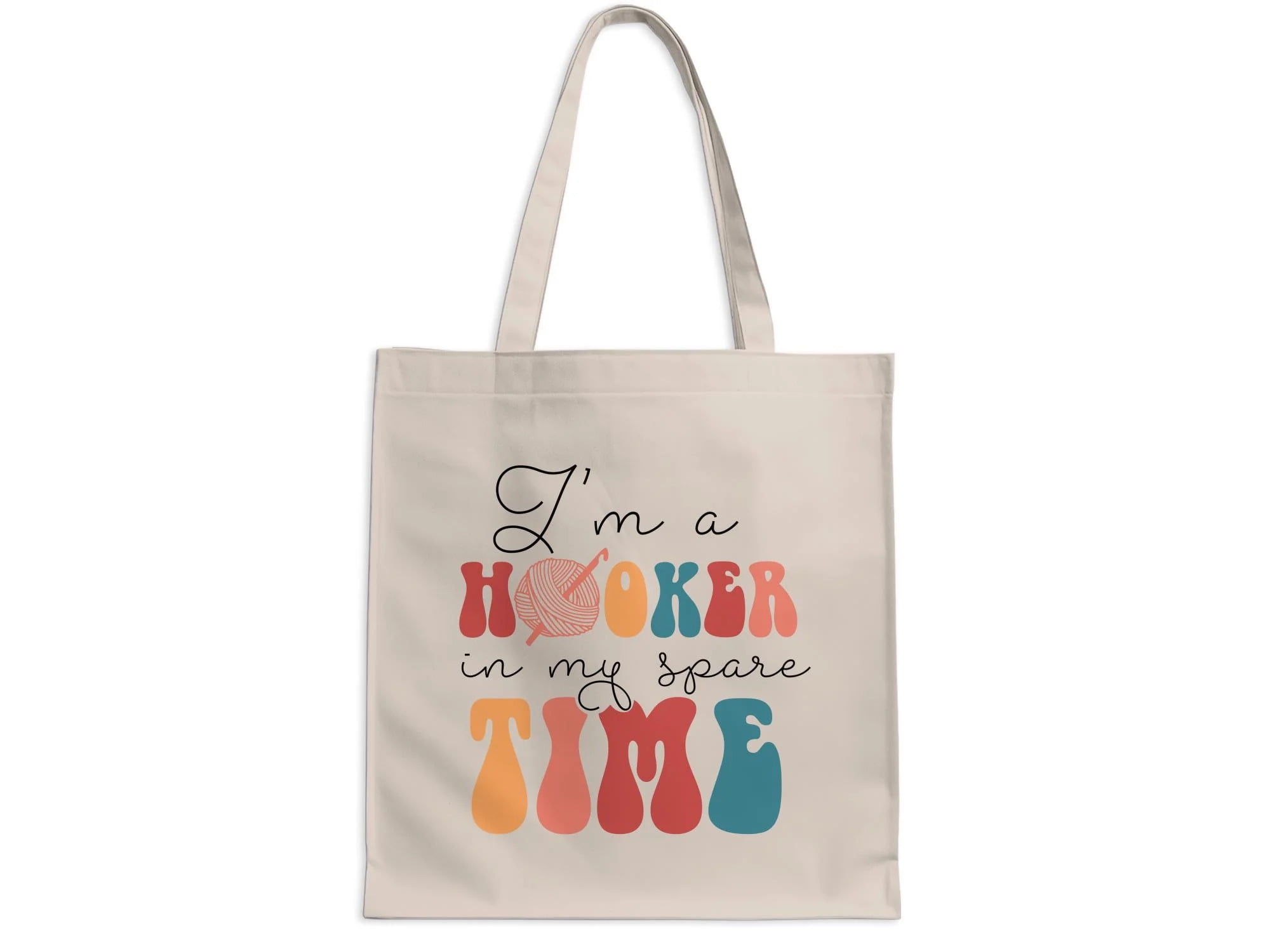 Crocheter Gift, Crocheting Yarn Tote Bag, Project Bag, Gift for Crocheter, Hobby Craft Bag
