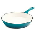 thumbnail image 1 of Crock Pot 111982.01 Artisan Enameled Non Stick Cast Iron Skillet, Teal Ombre, 1 of 6