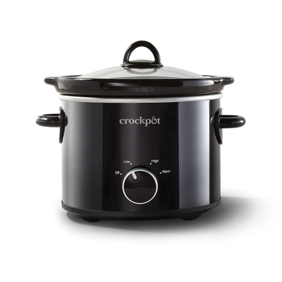 Crockpot 2-Quart Classic Slow Cooker, Small Slow Cooker, Black