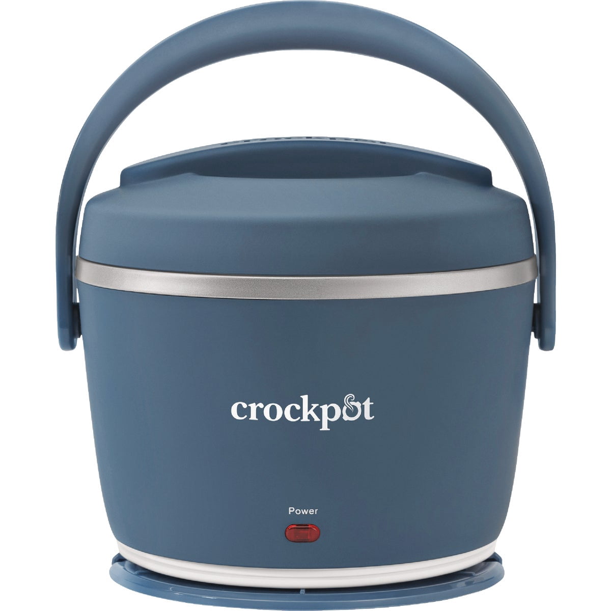 Crock-Pot 20-Ounce Electric Lunch Box, Portable Food Warmer, Faded Blue, Perfect for Travel, Car, On-the-Go, Keeps Food Warm, Spill-Free, Dishwasher-Safe, Ideal Gift for Men and Women