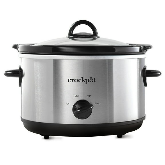 Crock-Pot 4.5 Quart Manual Slow Cooker SCR450-S Silver