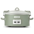 thumbnail image 1 of Crock Pot 6 Qt Cook and Carry Programmable Slow Cooker with Locking Lid, Green, 1 of 6