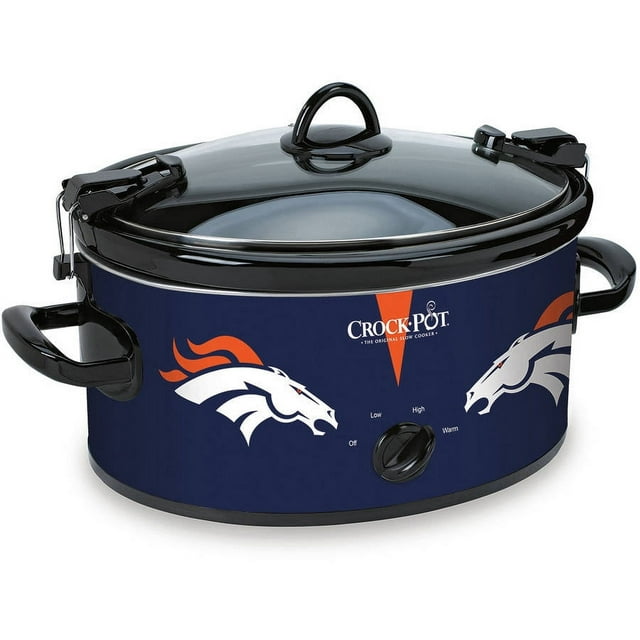 Crock-Pot 6 Quart NFL Denver Broncos Slow Cooker