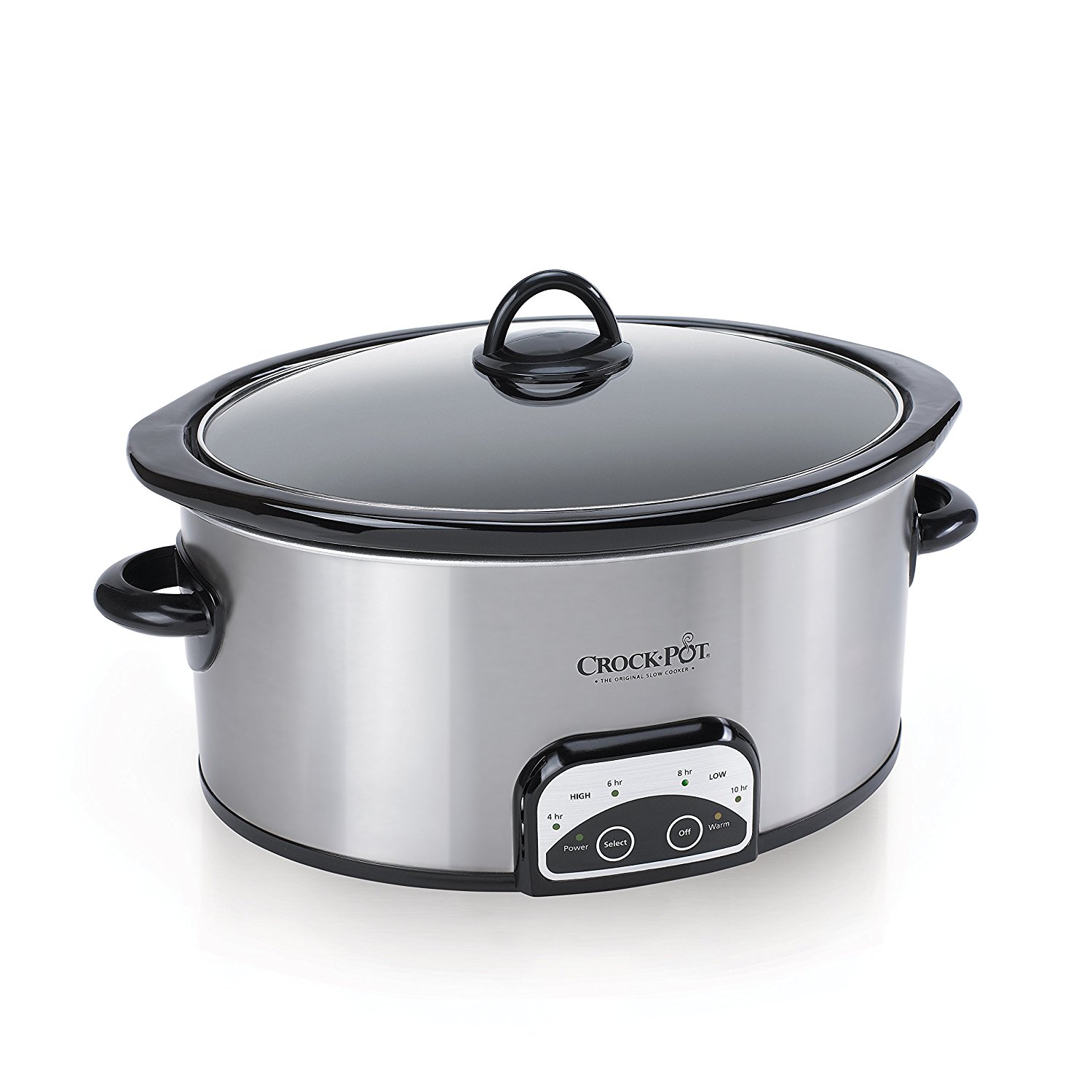 Crock-Pot 7-Quart Smart-Pot Slow Cooker Brushed Stainless Steel - image 1 of 3