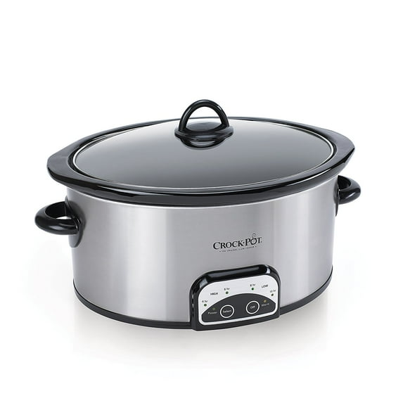 Crock-Pot 7-Quart Smart-Pot Slow Cooker Brushed Stainless Steel
