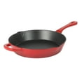 thumbnail image 1 of Crock-Pot Artisan 10 Inch Enameled Cast Iron Round Skillet in Gradient Red, 1 of 6