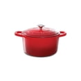 thumbnail image 1 of Crock-Pot Artisan 5 Qt Dutch Oven - Round - Scarlet Red - Cast Iron - GBX, 1 of 5