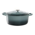 thumbnail image 1 of Crock-Pot Artisan 7 Qt Dutch Oven - Oval - Slate Grey - Cast Iron - GBX, 1 of 4