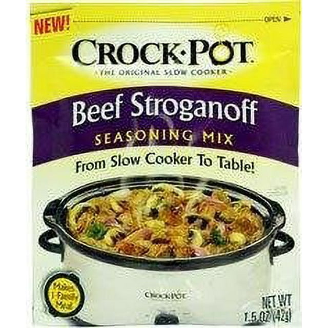 Crock Pot Beef Stroganoff Seasoning Mix, 1.5 Oz
