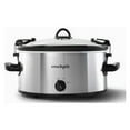 thumbnail image 1 of Crock-Pot Cook & Carry 6-Quart Oval Portable Manual Slow Cooker  Stainless Steel SCCPVL600S, 1 of 6
