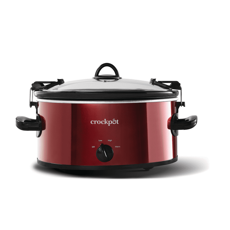  Crock-Pot Cook and Carry 6 Quart Manual Portable Slow Cooker  and Food Warmer, Stainless (SCCPVL600-S): Home & Kitchen