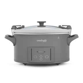 Crock-Pot® Design Series 7-Quart Cook-and-Carry Programmable Slow Cooker with Locking Lid Handle, Gray