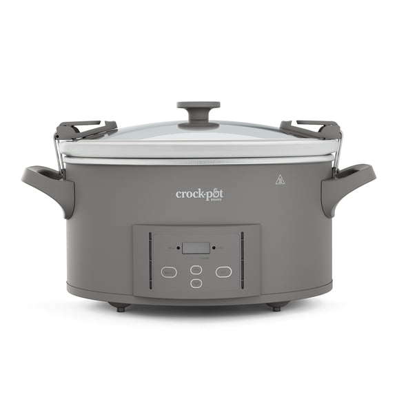 Crock-Pot Design Series 7-Quart Programmable Slow Cooker, Gray