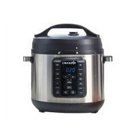 Crock-Pot 8-Quart Multi-Use XL Express Crock Programmable Slow Cooker and Pressure Cooker with Manual Pressure, Boil & Simmer, Stainless Steel