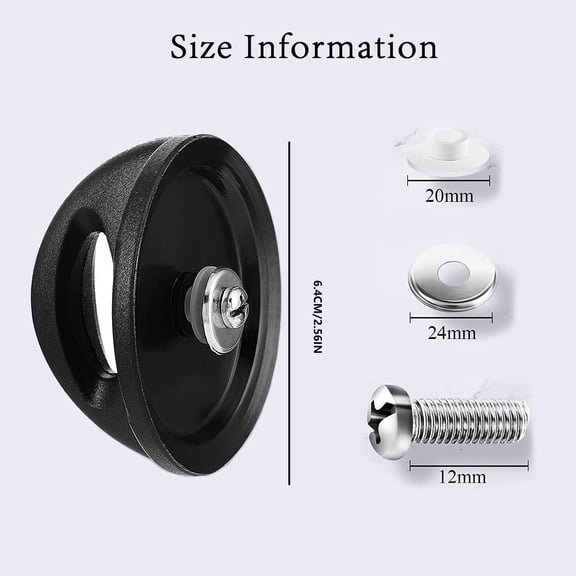 Crock Pot Lid Replacement Knob – Universal Crockpot Lid Handle Replacement for Slow Cooker & Glass Lids – Heat Resistant Pot Lid Knob with Screw Kit – Fits Most Cookware Lids