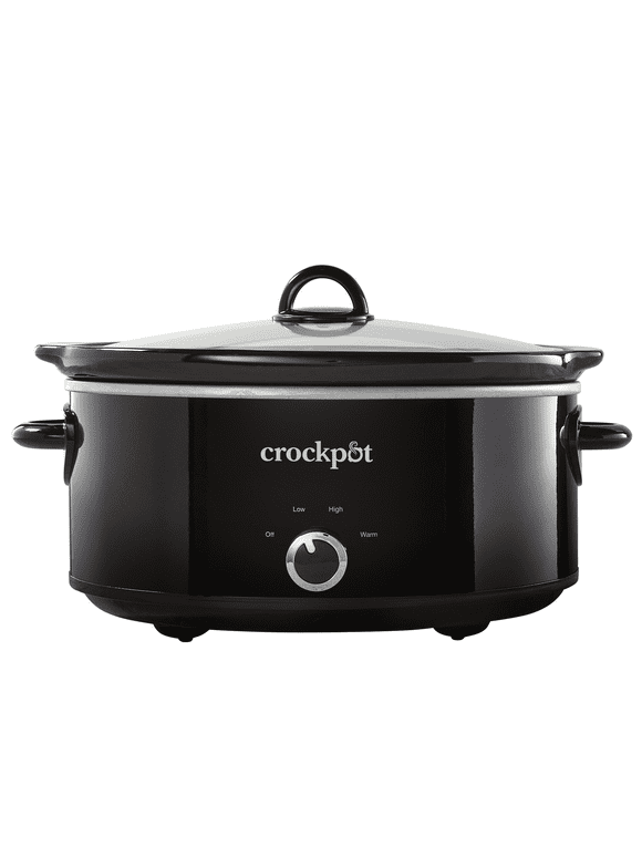 Crock-Pot® Manual 7-Quart Slow Cooker, Black