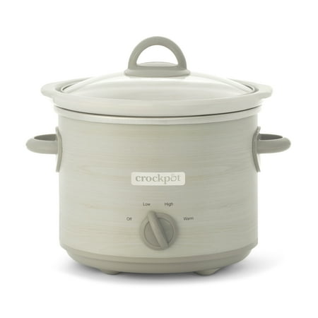 Crock-Pot Manual Design Series 3-Quart Slow Cooker, Woodgrain