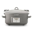 thumbnail interactive-video image 1 of Crock-Pot Programmable 7-Quart Cook and Carry Slow Cooker, Grey, 1 of 7