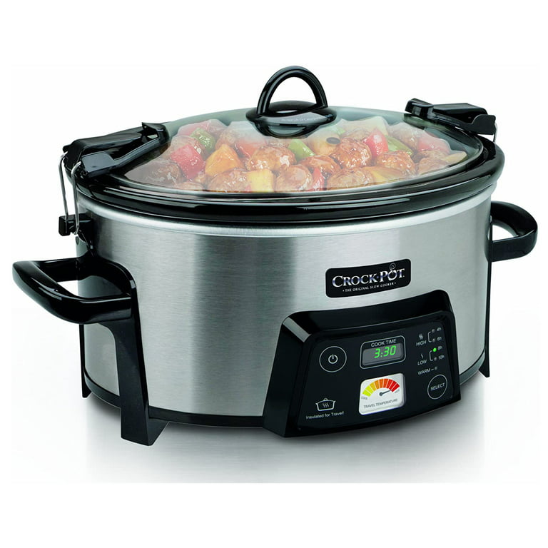 We are using an outlet converter to cook mash potatoes in the crockpot  while traveling today. : r/slowcooking
