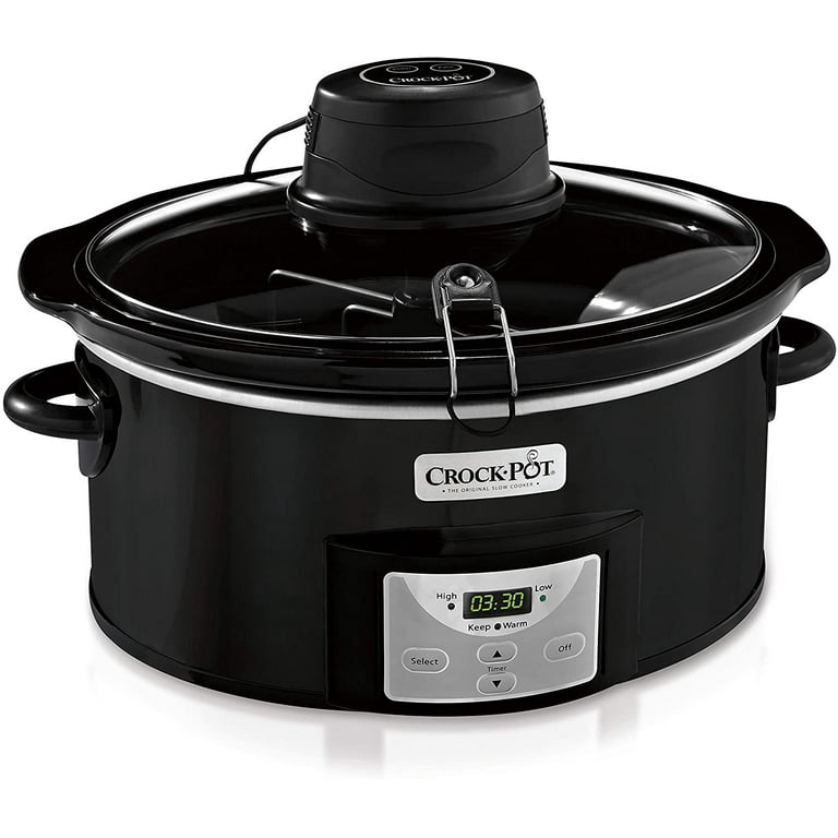 Crock-Pot SCCPVC600AS-B 6-Quart Digital Slow Cooker with iStir