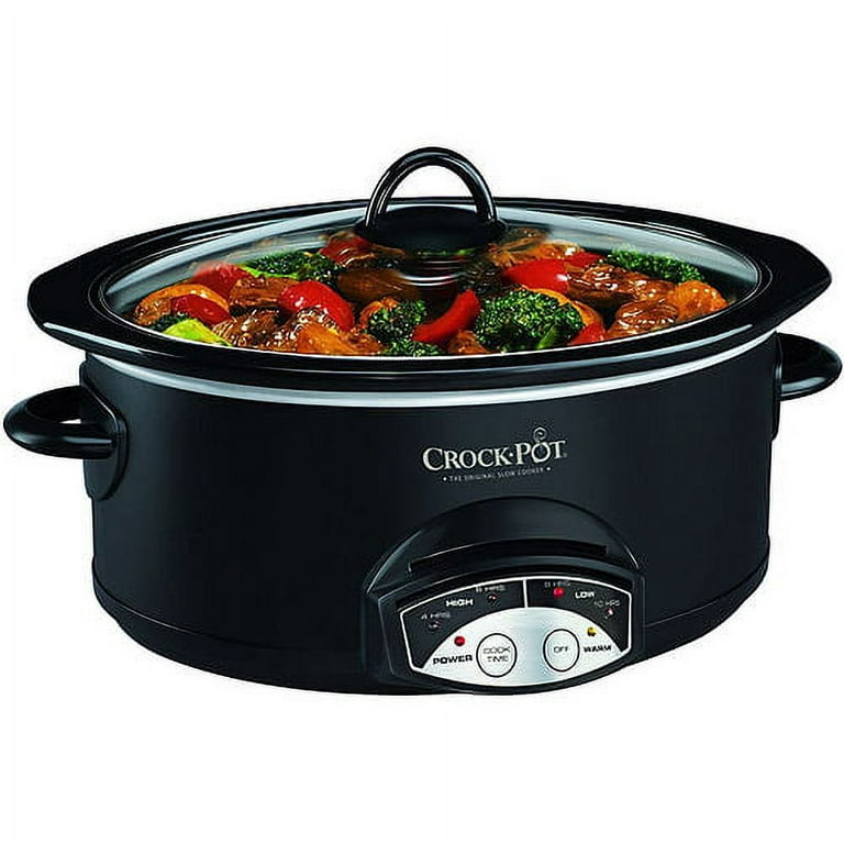 Crock-Pot 5-quart Smart-Pot Slow Cooker With Travel Strap (black