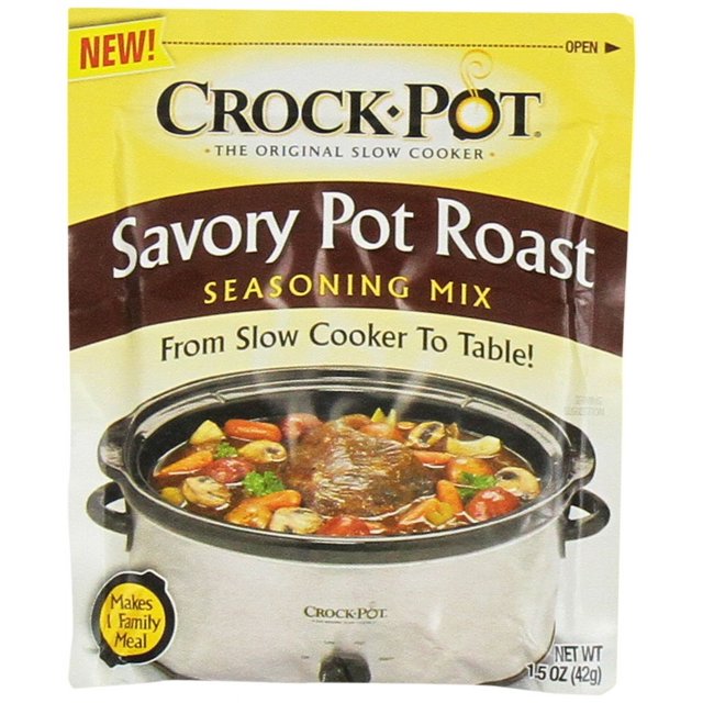 Crock Pot Savory Pot Roast Seasoning Mix (1.5 oz Packets) 3 Pack