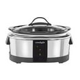 thumbnail image 1 of Crock-Pot Slow Cooker 6-Quart Programmable Stainless Steel 2139005, Compatible with Alexa, 1 of 8
