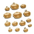 thumbnail image 1 of Crock Pot Slow Cooker Wood Mini Charms Shapes DIY Craft Jewelry - No Hole - 16mm (22pcs), 1 of 7