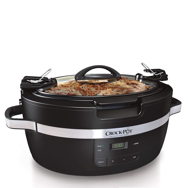 Crock-Pot 6 Quart Thermoshield Slow Cooker with Easy Carry Handles