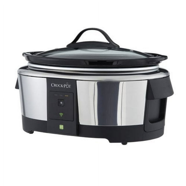Crock-Pot Wifi-Controlled Smart Slow Cooker Enabled by WeMo, 6-Quart, Stainless Steel (SCCPWM600-V1)