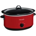 Crockpot Express Crock Slow Cooker, 8 quart, Red