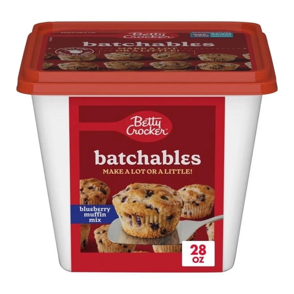 Crocker Batchable Blueberry Muffin, Mix and Bake 4 to 12 per batch,28oz