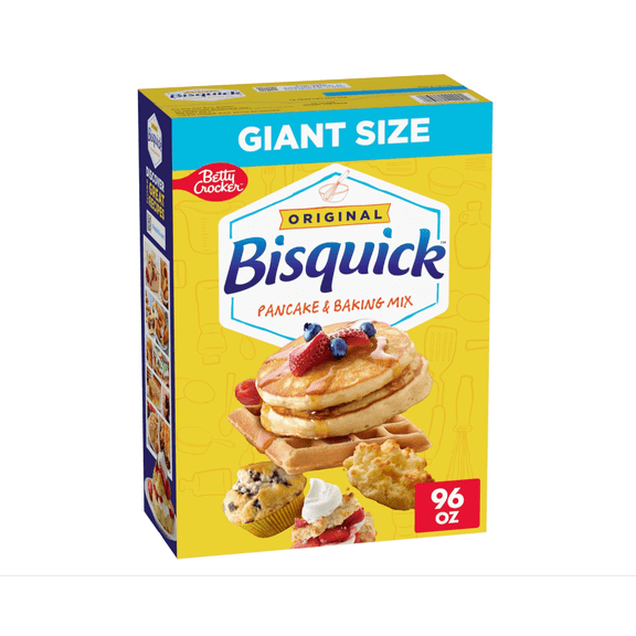 Crocker Bisquick Pancake and Baking Mix Original Makes about 145 Pancakes 96 oz