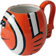 Crockery Critters  Clown Fish Mug from Deluxebase. Animal Shaped Mug for Kids and Adults. Hand-Painted Novelty Animal Coffee Mug. Aesthetic Tea Cup or Coffee Cup. Novelty Gifts and Cute Stuff for Kids