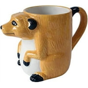 Crockery Critters T-Rex Mug from Deluxebase. Dinoasaur Shaped Mug for Kids and Adults. Hand-Painted Novelty Animal Coffee Mug. Aesthetic Tea Cup or Coffee Cup. Novelty Gifts and Cute Stuff for Kids