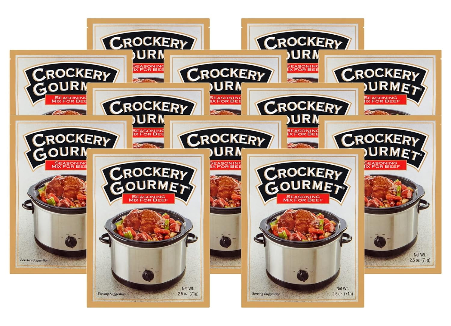 Crockery Gourmet Seasoning Mix for Beef, 2.5 oz