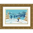 thumbnail image 1 of Crockett Collection 14x11 Gold Ornate Wood Framed with Double Matting Museum Art Print Titled - C-8150, 1 of 4