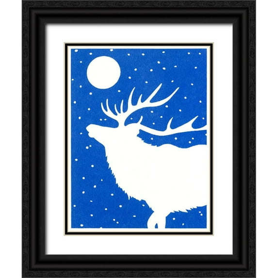 Crockett Collection 19x24 Black Ornate Wood Framed with Double Matting Museum Art Print Titled - Ca127