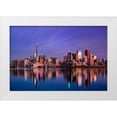 thumbnail image 1 of Crockett, Jason 32x23 White Modern Wood Framed Museum Art Print Titled - Toronto Sunrise, 1 of 4
